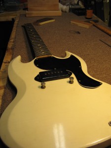 sg jr headstock repair