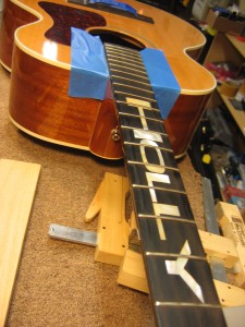 Fretboard replacement / inlay