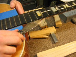 Fretboard replacement / inlay