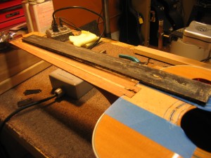 Fretboard replacement / inlay