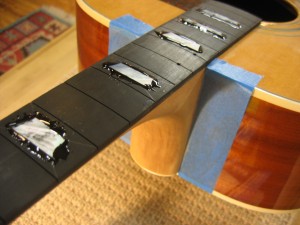 Fretboard replacement / inlay