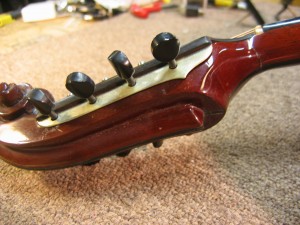 Lyon & Healy Mandolin - Headstock Repair