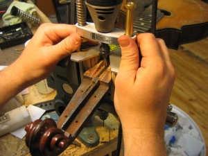 Lyon and Healey Mandolin - Headstock Repair