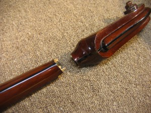 Lyon and Healey Mandolin - Headstock Repair