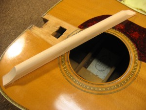 Mossman Acoustic Guitar Repair - Neck Reset and Refret