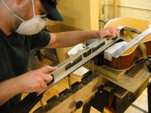 Mossman Acoustic Guitar Repair - Neck Reset and Refret