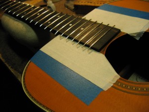 Mossman Acoustic Guitar Repair - Neck Reset and Refret