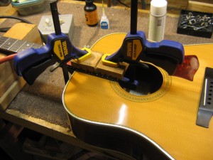 Mossman Acoustic Guitar Repair - Neck Reset and Refret