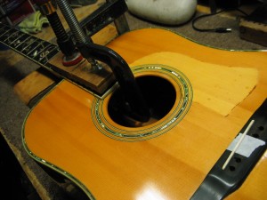 Mossman Acoustic Guitar Repair - Neck Reset and Refret