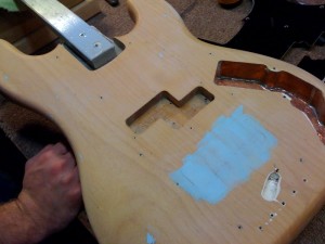 Custom Guitar Refinishing - Fender Precision Bass