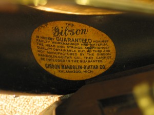 Vintage Gibson Mandolin & Tenor Banjo Repair