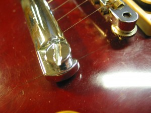 Gibson Les Paul - Body Crack Repair and Goldtop Refin