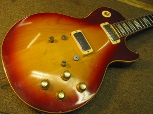 Vintage Gibson Les Paul Headstock Repair