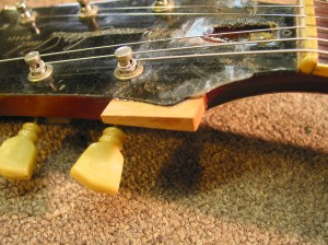 Vintage Gibson Les Paul Headstock Repair