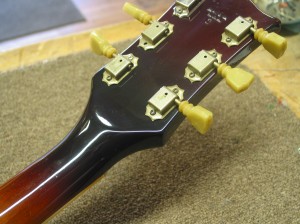 Vintage Gibson Les Paul Headstock Repair