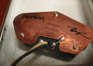 Porter Pickups - Underside of Tele Bridge Pickup