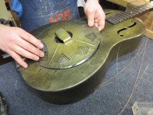 Vintage National Duolian Neck Reset